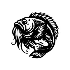 fish predator logo design. goliath logo design inspiration