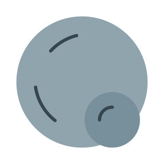 Stones Flat Icon Design