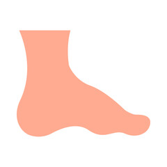 Foot Flat Icon Design