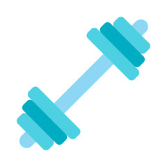 Dumbbell Flat Icon Design