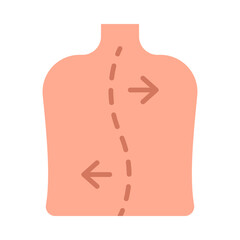 Chiropractic Flat Icon Design