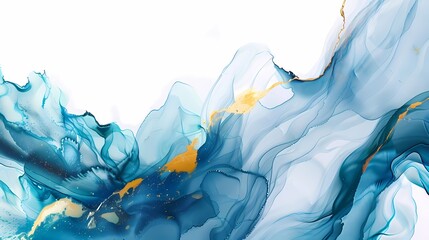 Digital technology blue and white abstract flame art poster background