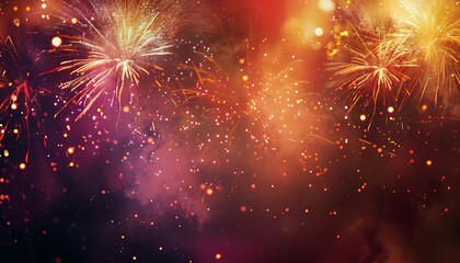 Fototapeta premium fireworks in the night sky