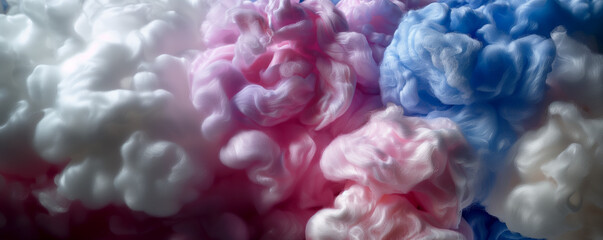 Fototapeta premium Texture of cotton candy