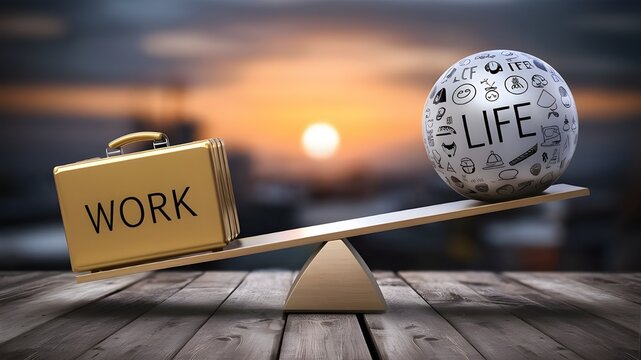 Work and life balance, burden of earning and work