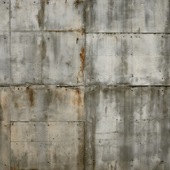 Obraz premium Background images, Concrete wall with iron fragments, generating ai 