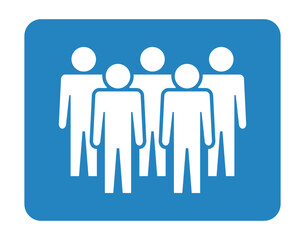 Symbol, ikona ludzi. Plik wektorowy.