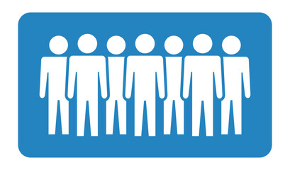 Symbol, ikona ludzi. Plik wektorowy. © robert6666