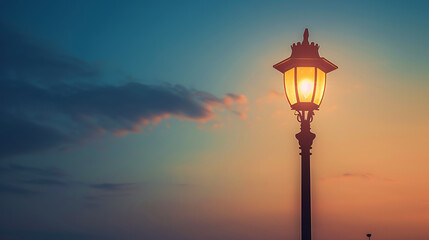 Street lamps, brightness of the road