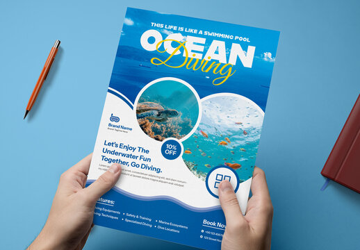 Ocean Diving Flyer Template