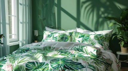 Natural inspired Pillow and Bedsheet Design