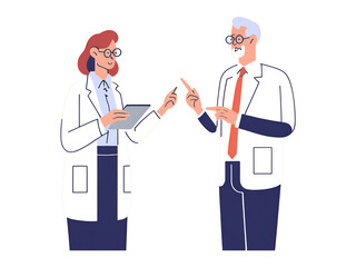 doctor and nurse with stethoscope