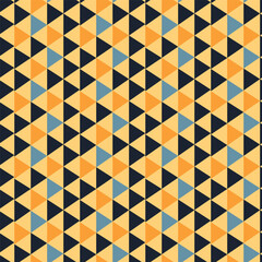 Vector seamless pattern. Modern stylish texture with trellis. Repeating geometric triangular grid. Simple graphic design. Trendy hipster sacred geometry.