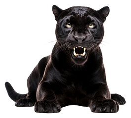 Fototapeta premium PNG Panther wildlife animal mammal. AI generated Image by rawpixel.