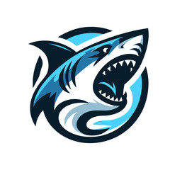 Vector shark head