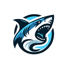 Vector shark head