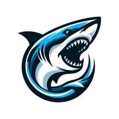 Vector shark head