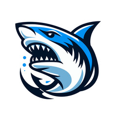 Vector shark head