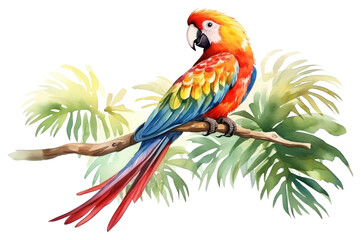 Obraz premium PNG A parrot animal bird white background.