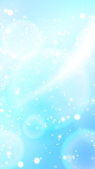 Blue energy flare background story set with light effects and sparkles. Stock vector illustration in realistic anime style. Can be used as wallpaper.