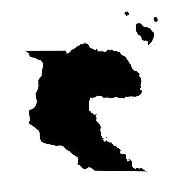 Morobe Province map, administrative division of Papua New Guinea. Vector illustration.