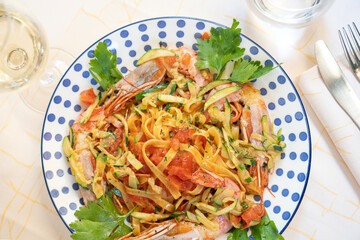 Gourmet Pasta with Shrimp