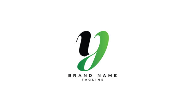 YDB, YBD, DYB, DBY, BDY, BYD, YB, BY, YD, DY, Abstract initial monogram letter alphabet logo design