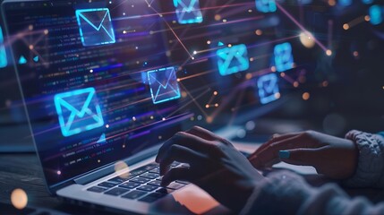 Email automation email marketing marketing automation concept Using data science to drive marketing automation Develop a insight customer data strengthen customer engagement retention  : Generative AI