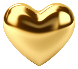 PNG Heart icon gold jewelry white background. AI generated Image by rawpixel.
