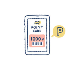 スマートフォンとポイントマーク・ポイ活