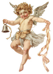 Fototapeta premium PNG A cherub archangel person human.