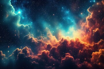 Fototapeta premium lights of space