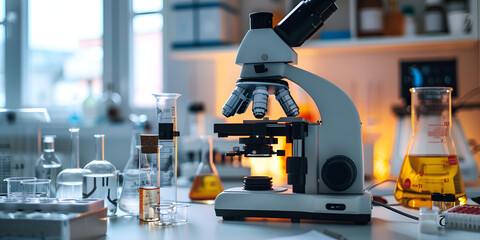 Modern laboratory with scientific equipment