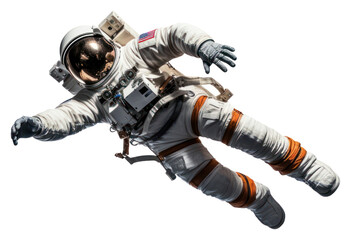 PNG Astronaut parachuting protection skydiving. AI generated Image by rawpixel.
