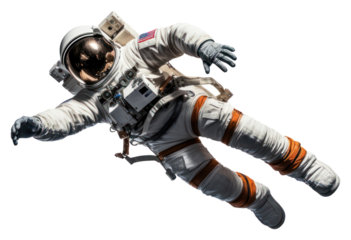 PNG Astronaut parachuting protection skydiving. AI generated Image by rawpixel.