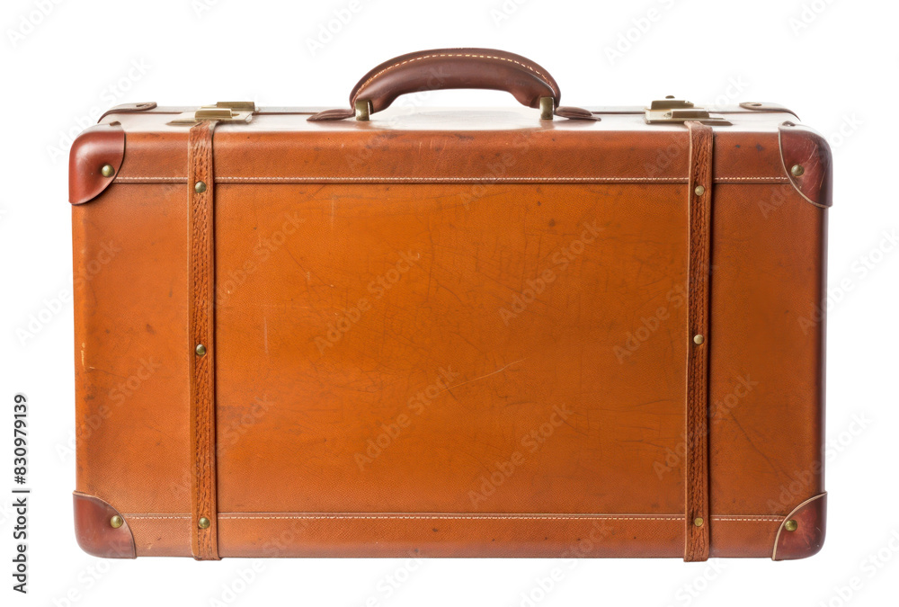 Poster PNG  Briefcase suitcase luggage bag. AI generated Image by rawpixel.