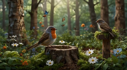 birds and nature  background and wallpaper
