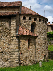 Medieval church of SS. Pietro e Paolo at Agliate, Brianza, Italy