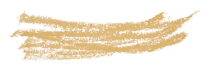 light brown pencil strokes isolated on transparent background