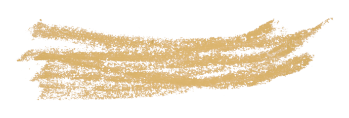 light brown pencil strokes isolated on transparent background