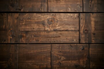 Wood background banner, rustic, dark, grunge, old brown wooden timber wall, floor, or table texture

