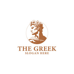 The greek logo vector illustration
