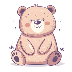Obraz premium a cartoon of a panda bear