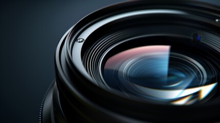 The Camera Lens Closeup