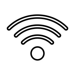 Wifi signal line icon