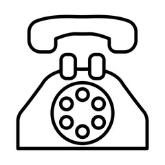 Telephone line icon
