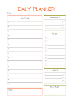 Fantasy Daily Planner Template KDP