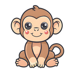 a cartoon of monkey.