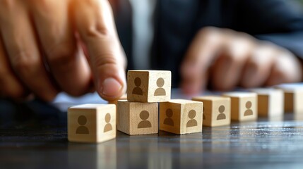 Business Leader selecting concept