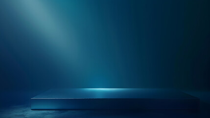 Abstract Blue Gradient Background with Spotlight Effect